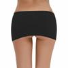 Jhaoyu Women's Sexy See Through Mesh Micro Mini Pencil Skirt Sheer Swimwear Cover Ups Miniskirts Black One Size view 3