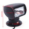 100W Bulb Spotlight for Boat Truck Car Marine Searchlight Lighting 2500LM 12V Waterproof 360 Rotate Halogen Searchlight Outdoor Lamp (Black,Advanced Remote Control) view 2
