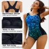 beautyin Work Out Racing Swimming Suit One Piece Athletic Swimsuit Lap Swimwear view 4