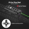 SOLOFISH Picatinny Green Beam, Bundle with 1450lm Flashlight view 4