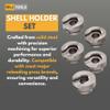McJ Tools Reloading Cartridge Shell Holders Combo 10 Pack 5 Sizes view 3