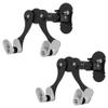 CyclingDeal Bike Wall Mount Rack - Adjustable, Extendable & Foldable - Indoor Storage Horizontal Cycling Hook Hanger Organiser - Safe & Secure for MTB, Road Bicycles in Garage or Home - Pack of 2 view 1