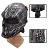 Fanjin Tactical Mask Skull Full Face Masks, Airsoft Mask, for Halloween Cosplay Party CS Survival Games Shooting (Silver Gray) view 3
