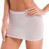 iiniim Womens Smooth Oil Shiny Lingerie Skirt Hip Dress Extreme Short Mini Skirt Underwear White C Small view 4