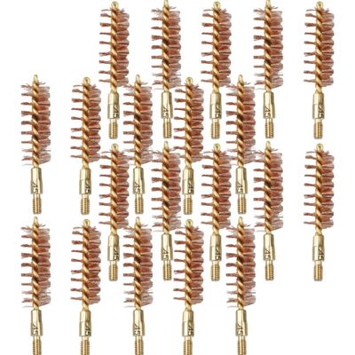 McJ Tools Pistol Brass Core Bronze Bore Brush (20pack 45 Cal BrassCore)