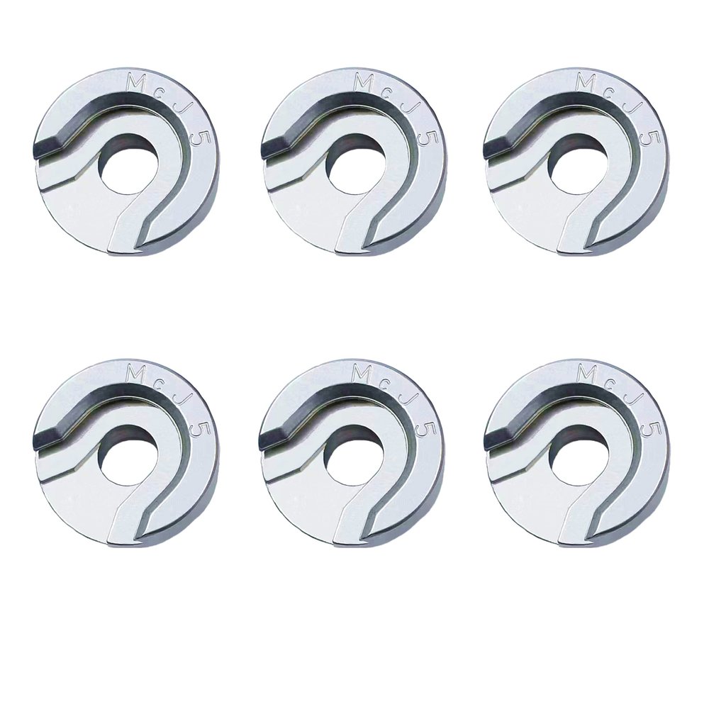 McJ Tools Reloading Cartridge Shell Holders #5 6pack