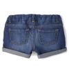 The Children's Place,and Toddler Girls Denim Shortie Shorts,Sage Wash,2T view 2
