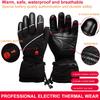 EXCEI Rechargeable Winter Warm Gloves with Heating Function Outdoor Riding Waterproof Motorcycle Gloves Rechargeable Heated Gloves view 3