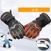 EXCEI Rechargeable Warm Gloves, high-Heat Double-Sided Gloves, Heated Touch Thermostat Gloves, Waterproof Five-Finger Hand Warm Gloves, Can be Used for Skiing/Outdoor Sports/war view 1