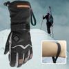 EXCEI Rechargeable Warm Gloves, high-Heat Double-Sided Gloves, Heated Touch Thermostat Gloves, Waterproof Five-Finger Hand Warm Gloves, Can be Used for Skiing/Outdoor Sports/war view 4