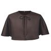 BLESSUME Unisex Medieval Short Cape Cloak (Large, Brown) view 1