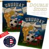 World Cup Uruguayan Tapestry Burlap Banner Home Decor Wall Art Patio Lawn Front Porch Room Decorations Outdoor Flags Yard Signs FIFA Soccer Gifts Sports Fan Goal Trophy Game Football Made In USA view 3