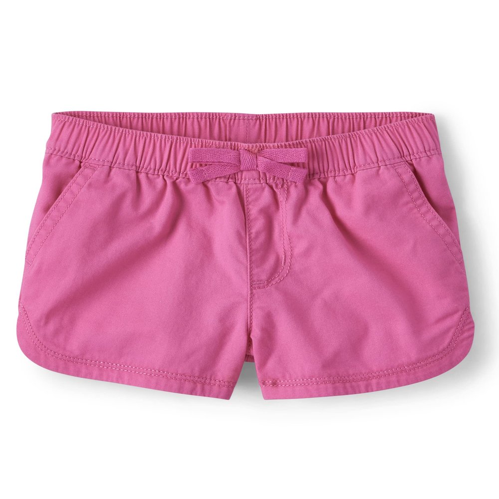 The Children's Place,And Toddler Girls Fashion Pull on Shorts,Baby-Girls,French Rose,18-24 Months