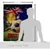 World Cup Australian Tapestry Burlap Banner Home Decor Wall Art Patio Lawn Front Porch Room Decorations Outdoor Flags Yard Signs FIFA Soccer Gifts Sports Fan Goal Trophy Game Football Made In USA view 2