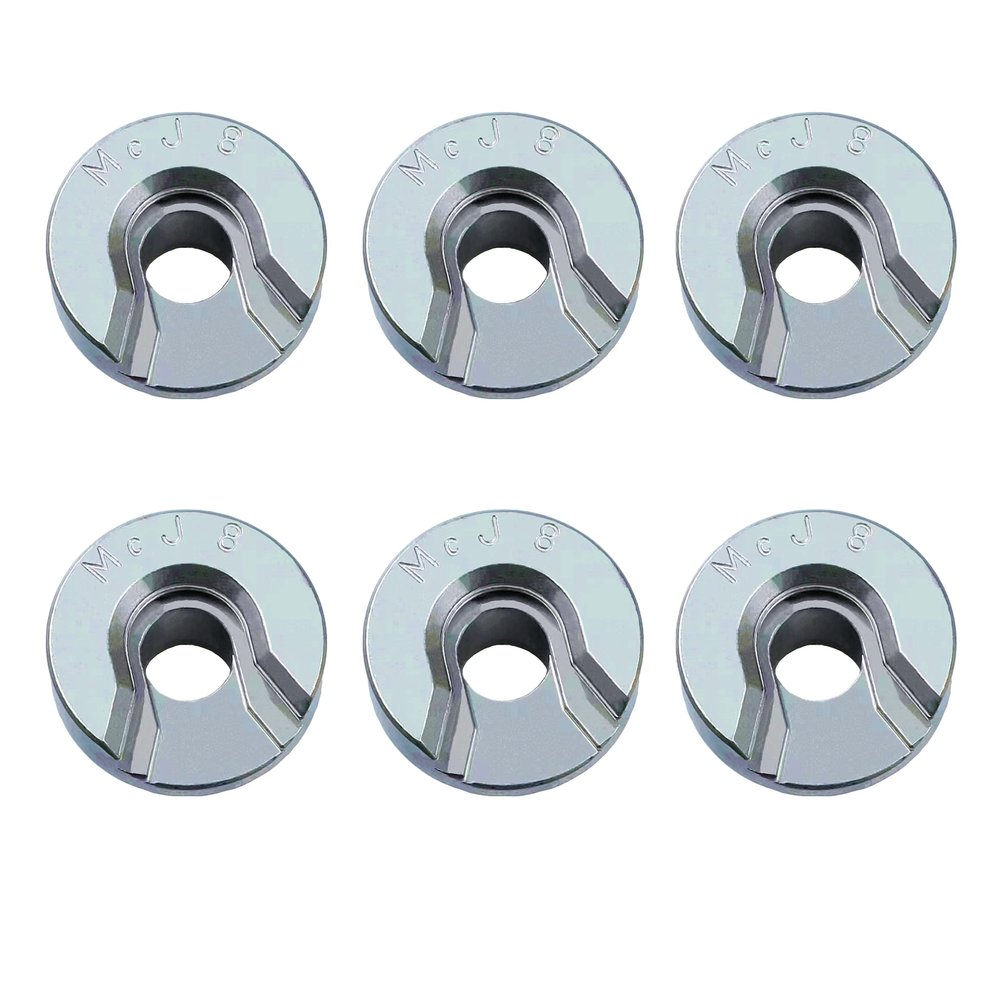 McJ Tools Reloading Cartridge Shell Holders #8 6pack