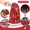 DILIBRA 24 Pcs Metallic Cheerleading Pom Poms, Cheerleaders Cheer Pom Poms with Baton Handle, Cheering Squad Hand Flower for Adults Kids Team Spirit Sports Game Dancing Party view 3