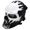 Fanjin Tactical Mask Skull Full Face Masks, Airsoft Mask, for Halloween Cosplay Party CS Survival Games Shooting (Ghost Fire) view 1