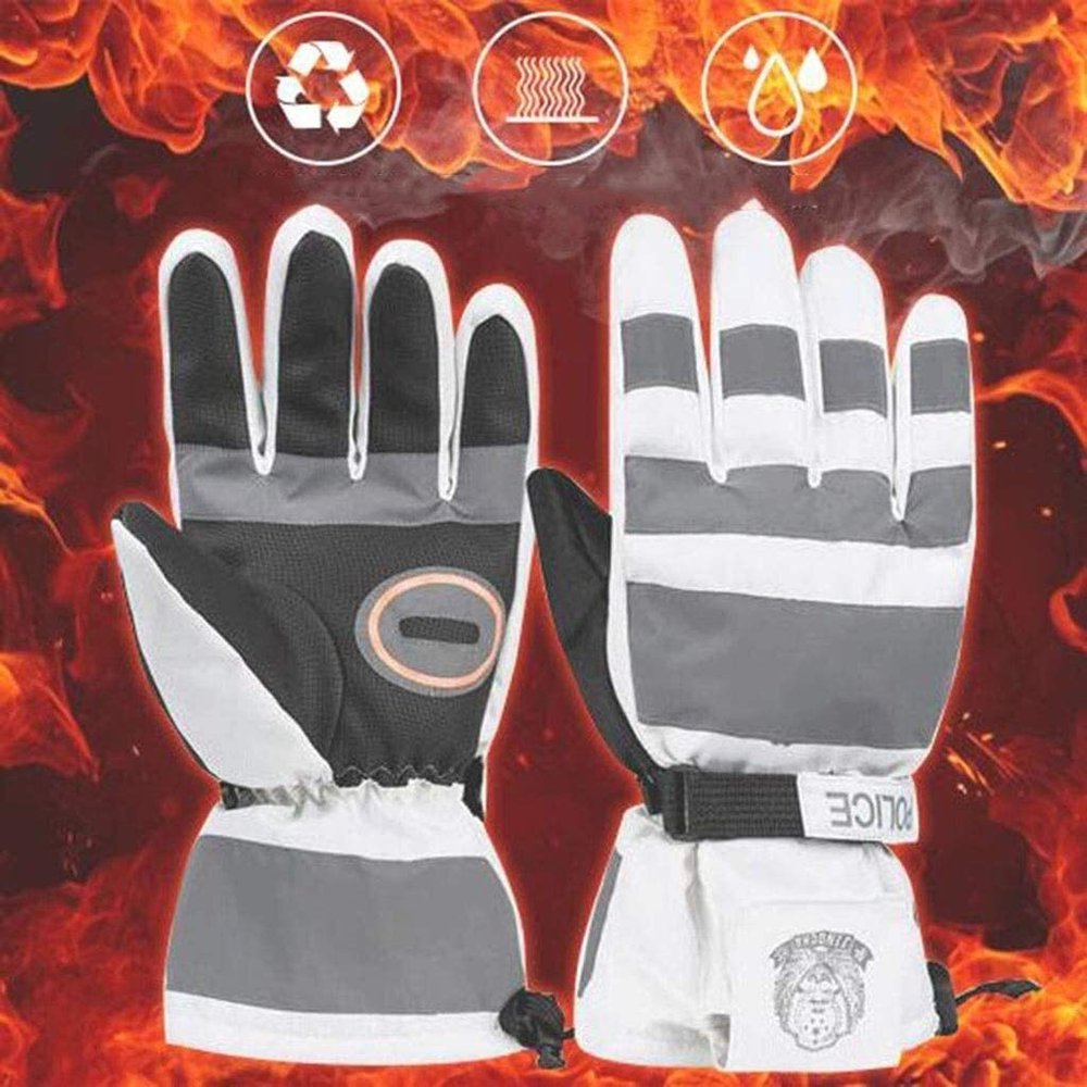 EXCEI Rechargeable Winter Antifreeze Gloves, Electric Heating Gloves, Charging Heating Gloves, ski Gloves, Safe and Constant Temperature, Waterproof and Warm, can be Used for sk