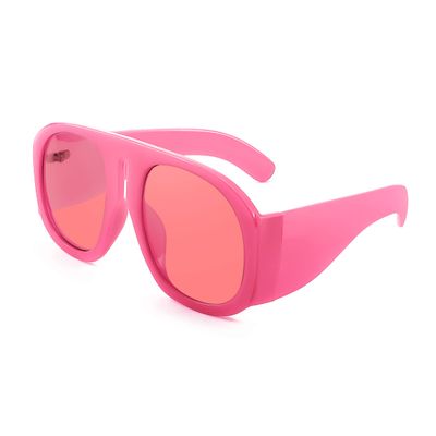 FEISEDY Retro Trendy Avaitor Sunglasses for Women Men Oversized Vintage 70s 80s Sunglasses Flat Top Shield Shades B2745