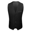 Men's Stage Suits Peak Lapel Dresses Tuxedo Suits Wedding Blazer Elegant Slim Fit Single Breasted Party Blazer (Black 1,Medium) view 2