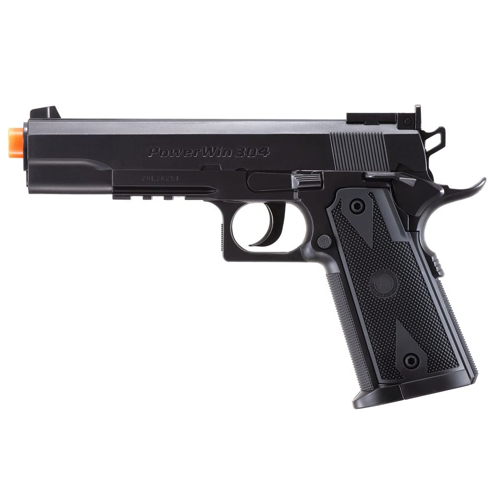 PowerWin 304B Non-Blowback CO2 1911 Airsoft Pistol (Color: Black)-WinGun