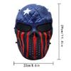 Fanjin Tactical Mask Skull Full Face Masks, Airsoft Mask, for Halloween Cosplay Party CS Survival Games Shooting (Captain) view 2
