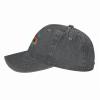Funny Gift Hat Tummy Ache Survivor Hat for Men Baseball Hats Trendy Caps Deep Heather view 3