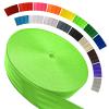 WEBSUKA Polyester Webbing Strap 16+Colors  1"&1.5"&1.9"  16.5 25 33 55 Yards Heavy Duty Webbing Roll, Flat Webbing Strap for Indoor&Outdoor Gear, Climbing, DIY Crafting, Repairing 1.5" 16.5yards view 1