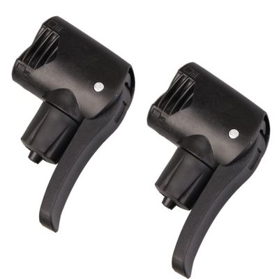 LSTCPGLAI Dual Head Bike Track Pump - 2 Pieces with Bicycle Valve Connector & Adapter