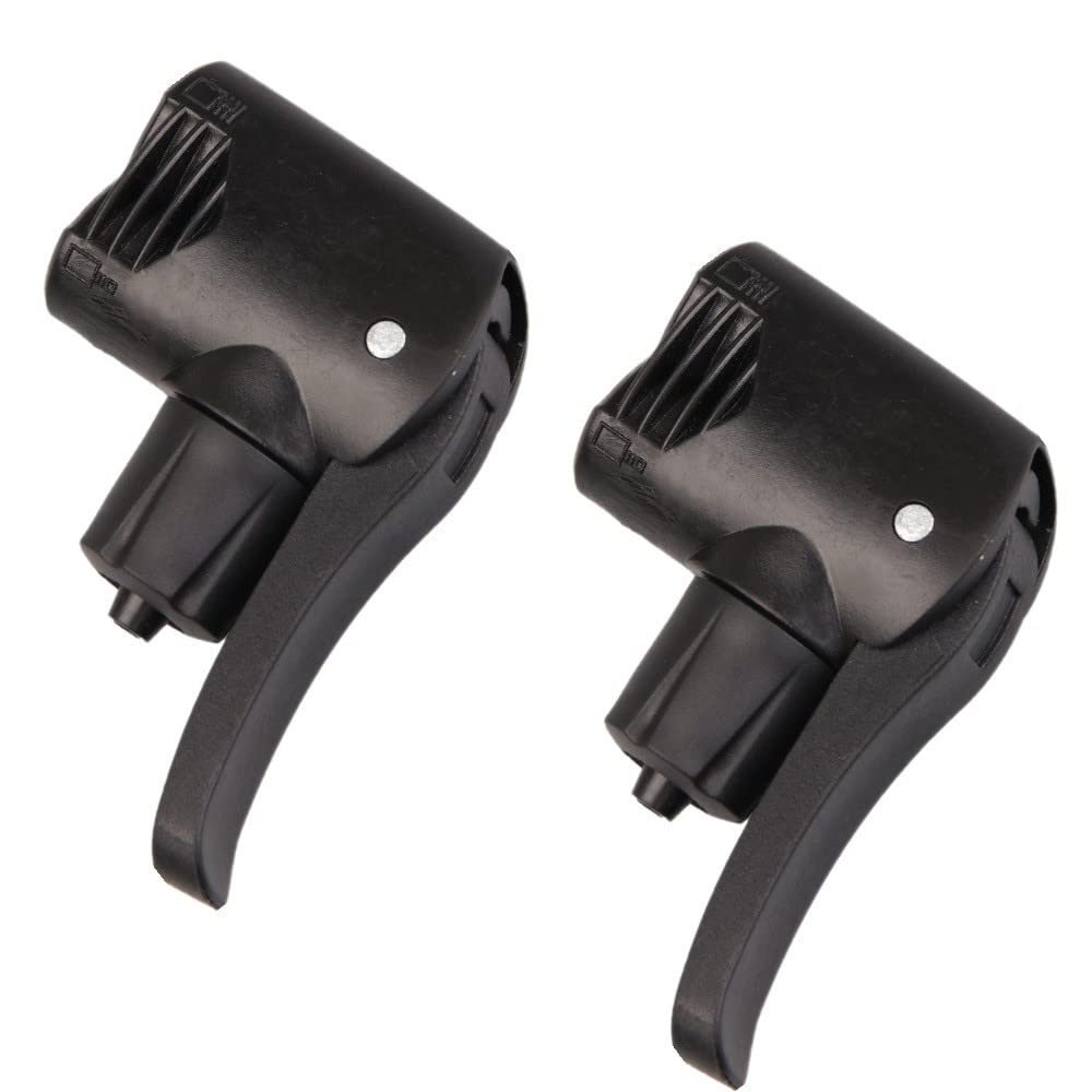LSTCPGLAI Dual Head Bike Track Pump - 2 Pieces with Bicycle Valve Connector & Adapter