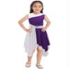 Kvysinly Girls Sleeveless Color Block Asymmetrical Praise Lyrical Dance Dress Gymnastics Ballet Leotard Dress Dancewear Purple 6 Years view 1