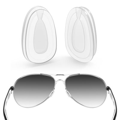 ToughAsNails Clear Replacement Nose Pads Pieces for Oakley E Wire 2.1 Sunglasses