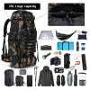 W WINTMING Hiking Backpack for Men 70L/100L Camping Backpack Military Rucksack Molle 3 Days Assault Pack for Climbing view 3