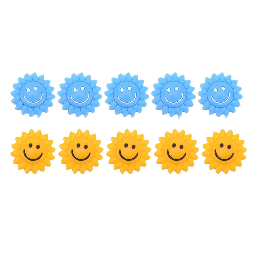 Srliya 10Pcs Silicone Tennis Racket Vibration Dampeners Sunflower Tennis Racket Shock Absorber