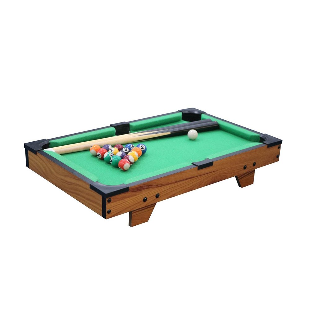 UGPLM Portable Mini Table Pool, Colorful with 2 Sticks Miniature Game Set Snooker for Entertainment Dorm Desk Kids Office