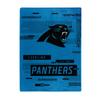 Northwest NFL Digitize Design Plush Raschel Thow Blanket, 60"x80" (Carolina Panthers) view 1