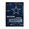 NORTHWEST ENTERPRISES NFL Digitize Design Plush Raschel Thow Blanket, 60"x80" (Dallas Cowboys) view 1