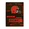Northwest Enterprises NFL Digitize Design Plush Raschel Throw Blanket, 60"x80" (Cleveland Browns) view 1
