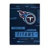 NORTHWEST ENTERPRISES NFL Digitize Design Plush Raschel Thow Blanket, 60"x80" (Tennessee Titans) view 1