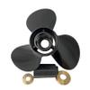 SLEIPNIR Propeller 13x21 for Johnson Outboard 3 Blades Aluminum Prop 13 Tooth RH OEM NO:765185 view 4