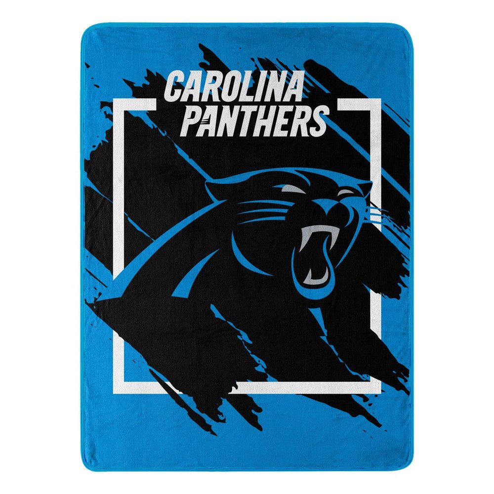 Northwest NFL 46x60 Dimensional Design Micro Raschel Throw Blanket (Carolina Panthers)