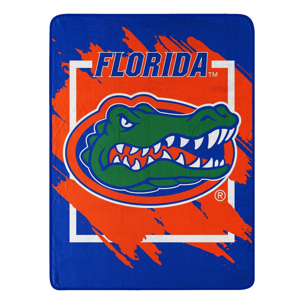 Northwest Enterprises NCAA 46x60 Dimensional Design Micro Raschel Throw Blanket (Florida Gators)