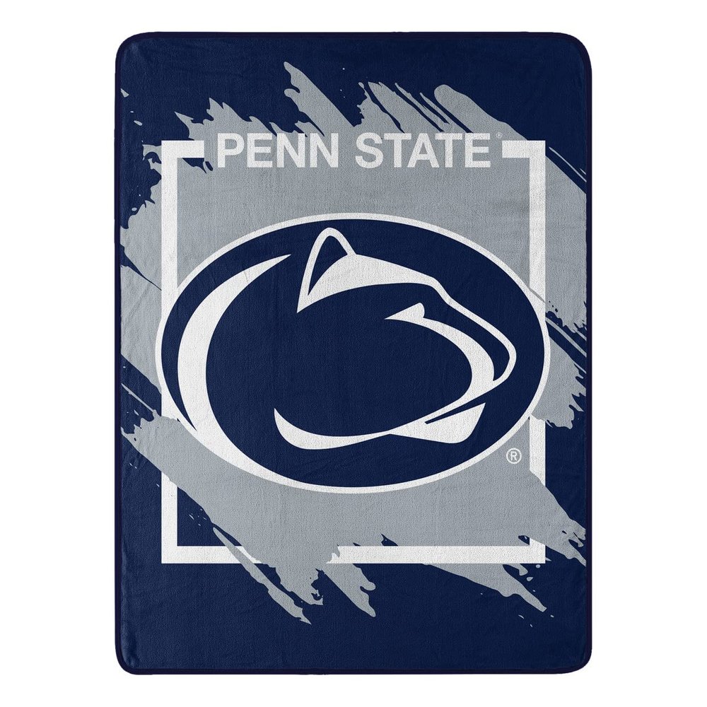 Northwest Enterprises NCAA 46x60 Dimensional Design Micro Raschel Throw Blanket (Penn State Nittany Lions)