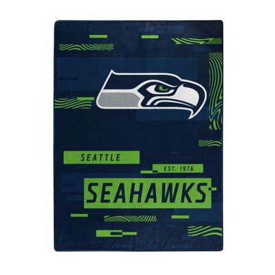 Northwest Enterprises NFL Digitize Design Plush Raschel Thow Blanket, 60"x80" (Seattle Seahawks)