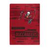 Northwest NFL Digitize Design Plush Raschel Thow Blanket, 60"x80" (Tampa Bay Buccaneers) view 1