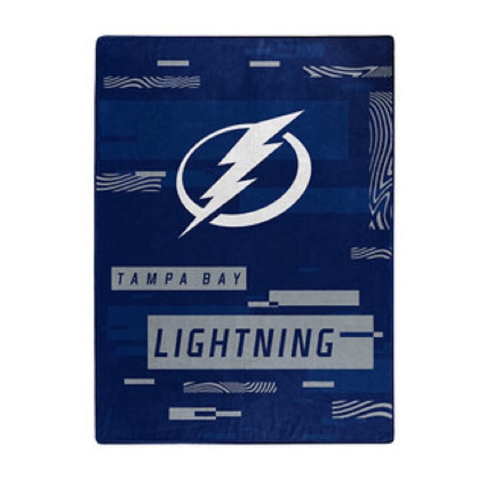 Northwest Tampa Bay Lightning Blanket 60x80 Raschel Digitize Design