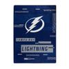 Northwest Tampa Bay Lightning Blanket 60x80 Raschel Digitize Design view 1