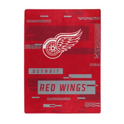 NORTHWEST 9060433385 60 x 80 in. Detroit Red Wings Raschel Digitize Design Blanket