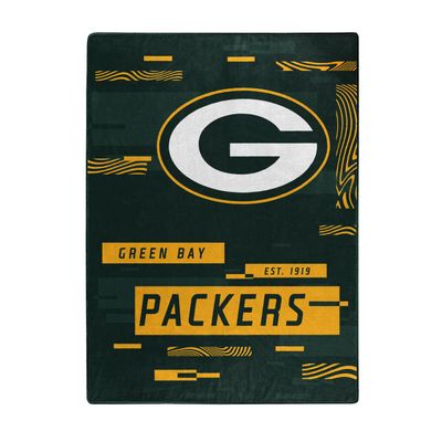 Northwest NFL Digitize Design Plush Raschel Thow Blanket, 60"x80" (Green Bay Packers)