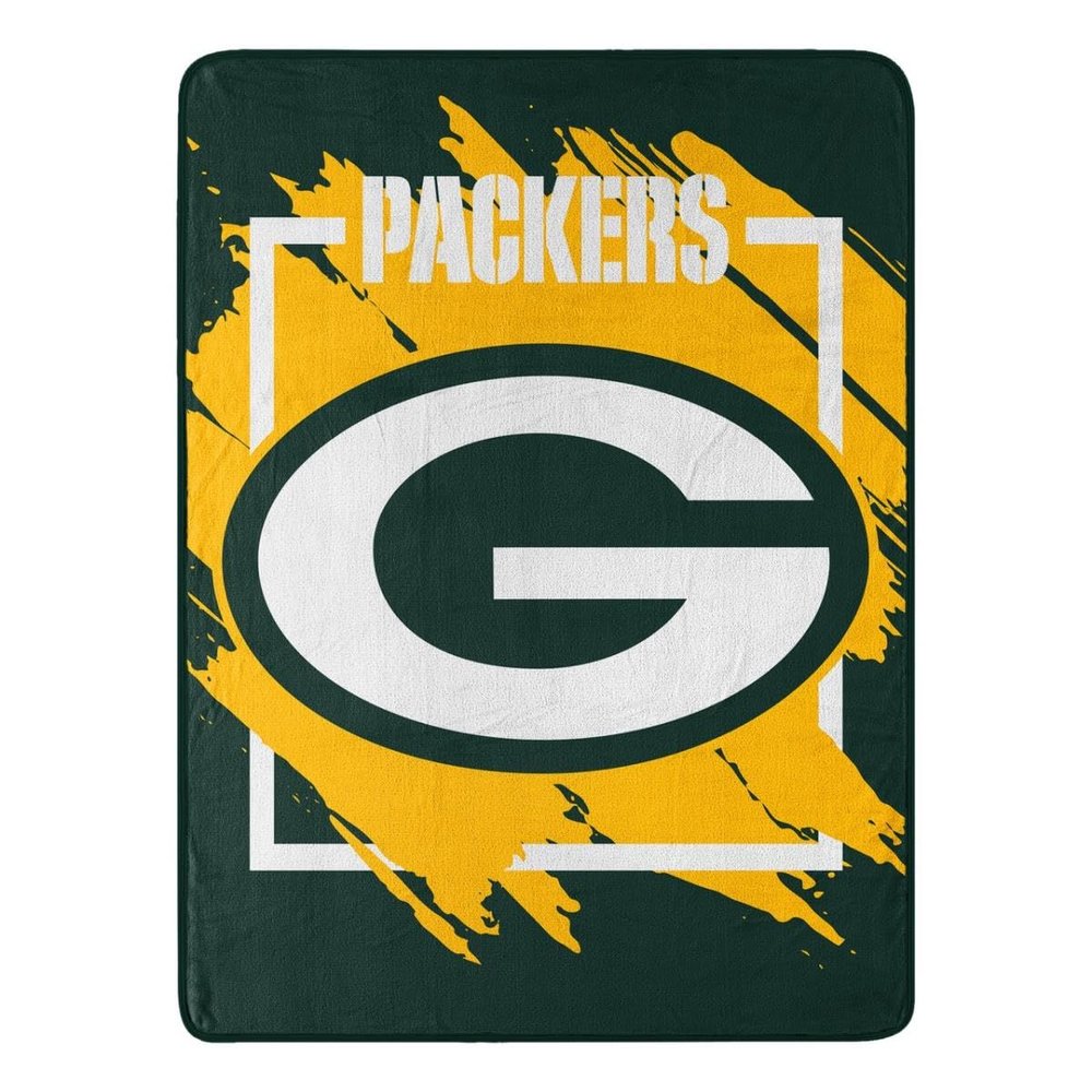 Northwest Enterprises NFL 46x60 Dimensional Design Micro Raschel Throw Blanket (Green Bay Packers)